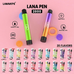 LANA 拋棄式2000口 一次性電子煙